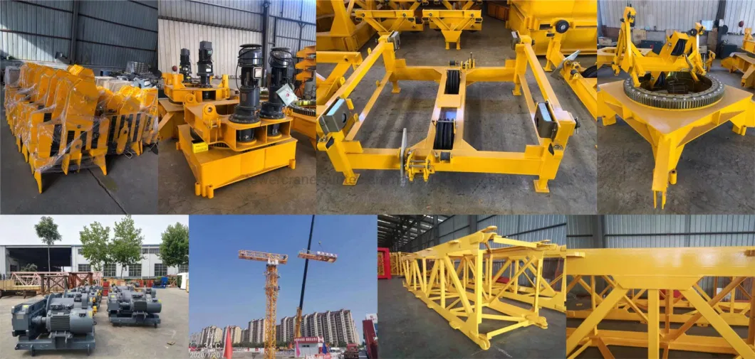 Qtz160 PT6516-10 CE Certificate Flat Top Tower Crane