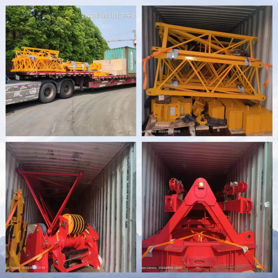 Sun Qtdc1830A 360 Degree Rotation Derrick Crane Jib Length 18m, Tip Load 3ton, Max Load 4ton for Sale Tower Crane