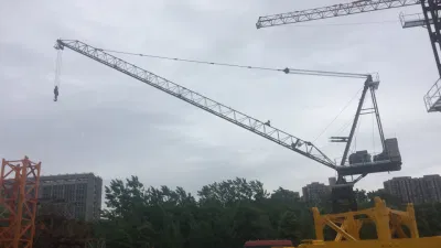 Sun officiel meilleure vente 16tonne Chine Construction de bâtiments Derrick grue à tour Qtdc4040